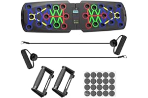 Push-Up Lastikli Ekranlı Sensör Sayaçlı Şınav Tahtası – Fitness Spor Aleti