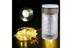 YZYOE LED Rechargeable Flashlight and Warm Light Two in One Camping Light, Outdoor Portable Tent Atmosphere Decoration Light. Can Hang Ultra Long 10 Meter Light Strip with Multifunctional Lighting.