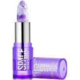 essence Space Glow Color Changing ruj, mor, renk uyumlu, ekspres sonu&ccedil;, parıltılı, vegan, Clean Beauty standardımıza uygundur