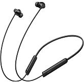realme Buds Wireless 5 Lite in Ear Bluetooth Neckband with 12.4 mm Dynamic Bass Boost Driver,Upto 35 Hours Playback,45ms Low Latency,IP55 Dust & Water