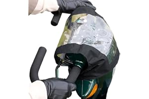 YHQZ 1 Pcs Control Panel Waterproof Cover,Scooter Waterproof rain Cover,Console Waterproof Cover,for use When Riding Out in Bad Weather Such as Rainy Days,Scooter Control Device,Waterproof and Adjustable