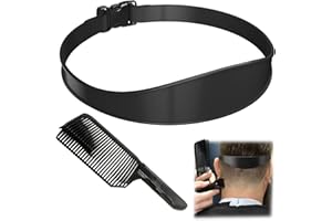 ANGYAOZ Haarschneidekamm und Haarschneide Schablone,Gebogenes Silikon Haarschnittband,Einfach und Schnell,Friseurkämme,Haarschnitt Schablone,Haarschneide Hilfe,Ideal für Selbsthaarschnitte,Männerfrisuren