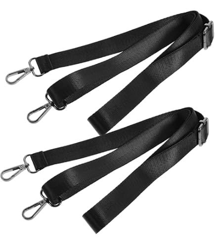 Ersatz-Bauchriemen Für Pferdedecke – 2 Stück, Schwarz, 61–107 Cm | Dehnbar Mit Drehknöpfen