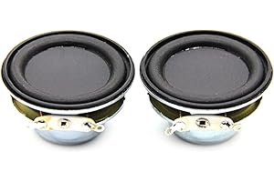 Nagoyuki 2 Pezzi Altoparlanti Audio 4Ω 5W 40 Mm 1,5 Pollici Gamma Completa Altoparlante Multimedia, Fai da te Suono Mini Altoparlante per Home Cinema