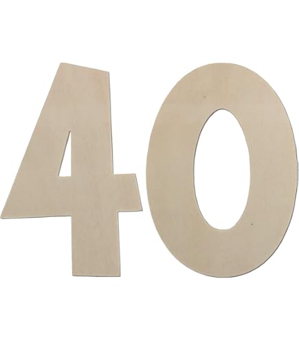 50 Jahre Dekoration Zahlen Aus Holz Ständer + 2 Produktbild-Vorschau 4