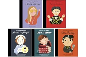 Little People Big Dreams Series 16 Collection Books Set Book 76 To 80 (Gloria Steinem, Harry Houdini, Florence Nightingale, J. R. R. Tolkien, Elvis Presley)
