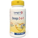 Colours of Life Omega 3,6,9 Total Benefits - Integratore di Omega 3, 6 e 9  - con Oio di Pesce, Olio di Semi di Lino e di Girasole - Senza Glutine, 60