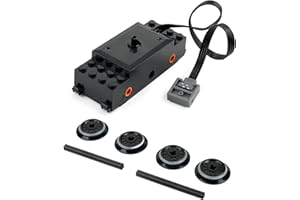 SPARKLEIOT Power Up Train Motor Compatible with Standard Building Blocks 88002 10254 53401 53400 MOC Power Functions