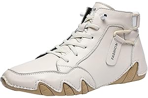 NOAGENJT Scarpe Uomo Sneakers in Rete Traspirante, Confortevole, Leggero, Piatto, Morbido, con Lacci, Casual Sportive Scarpe Bianco