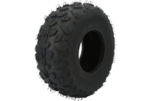 145/70‑6 Däck, Gummi 6in 24 PSI Främre Bakhjul Tubeless Däck för Kinesisk ATV Quad Go Karts