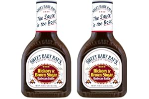 Sweet Baby Ray's Lot de 2 sauces pour barbecue, hickory et sucre brun, 530 ml