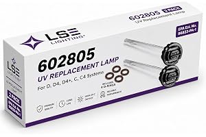 LSE Lighting (2-Pack) 602805 UV Replacement Lamps Compatible with Viqua Max C, D, D4 Systems – Trojan Sterilight Equivalent – High Performance UV-C Bulbs – Designed in USA