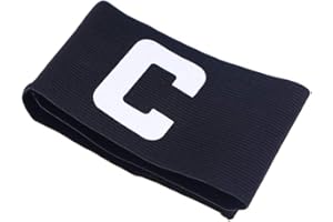 VANZACK Kapitänsbinde Fußball Armbinde, Erwachsene Junior Verstellbare Captain Armband Elastic Kapitäns Armbinde für Kinder, Erwachsene Viele Sportarten 1Stück