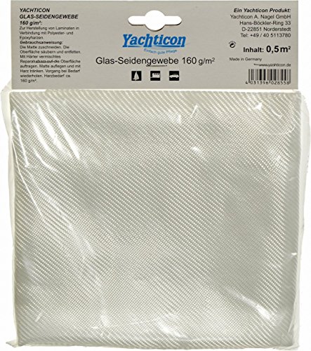 Preisvergleich Produktbild Yachticon Glasseidengewebe 160g / m² - 0,5 m²