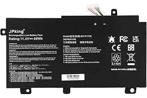 JPking B31N1726 Batería para ASUS FX80 FX80G FX80GD FX80GE FX80GM FX86 FX86FE FX86FM TUF Gaming FX504 FX504GD FX504GE FX504GM FX505DY FX505GE FX505GD FX505GM FX505GT A15 FA506 FA506IU A17 FA706II
