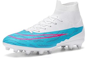 LECYGNB Boys Football Boots Astro Turf Trainers Kids Soccer Shoes Athletics Sport Shoes Professional Spikes Football Competition Shoes Teenager Indoor Outdoor Sneakers Unisex