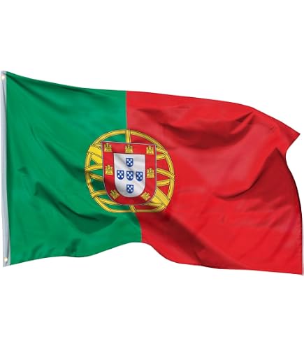 Portugiesische Wimpelkette & Flagge – Ca. 10 M Mit 20 Flaggen + Große Nationalflagge Für Partys & Sport
