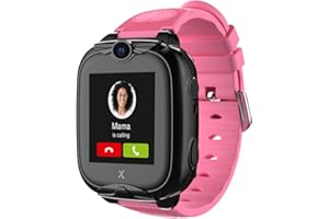 XPLORA XGO 2 - Telefon Uhr für Kinder (SIM-frei) - 4G, Anrufe, Nachrichten, Schulmodus, SOS-Funktion, GPS, Kamera, LED-Licht und Schrittzähler - 2 Jahre Garantie (ROSA)