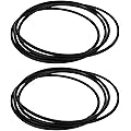 AS Axis Spindleon 2 Courroies D'entraînement pour Platine Vinyle Compatible avec Pro-Ject Essential I II Et III Modèles Courroie en Caoutchouc Rond