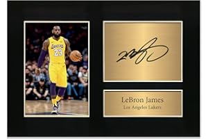 Zulu Image Lebron James Los Angles Lakers Signed A4 Printed Autograph Photo Memorabilia Reproduction Print Picture Display No83, Black