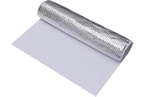 Cathpetic 1pc Car Sound Deadening Roll 400cm×50cm×2mm,Butyl Self Adhesive Damping Sound Insulation Foam,Van Insulation and Soundproofing (2sq.m/21.53sq.ft)