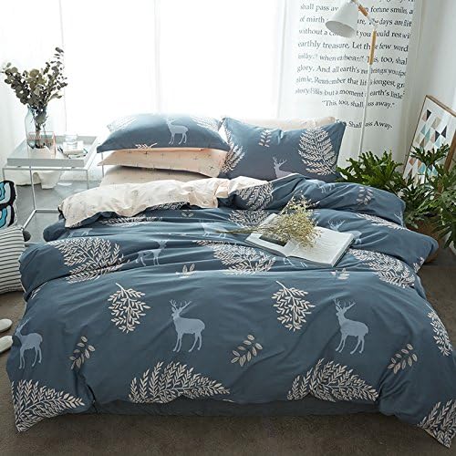 Nordic Fashion Simple Cotton Four Sets Of 1.5 / 1.8M Double Bed Linens Quilt Cover , 1.8m bed linen: quilt cover: 200*230cm