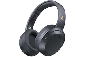 Edifier W820NB Plus Gen 2 Auriculares inalámbricos con cancelación de Ruido sobre el oído, -49 dB ANC, Audio de Alta resolución LDAC, Tiempo de reproducción 88H, Sonido Espacial - Gris Oscuro