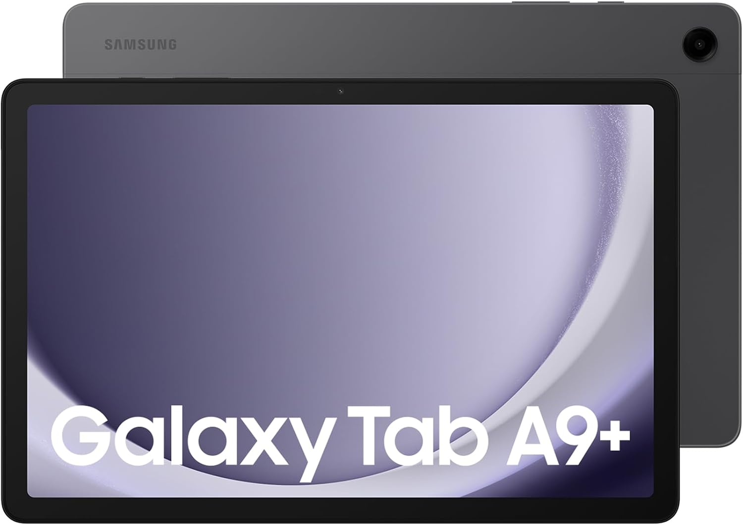 Samsung Galaxy Tab A9+ Tablet Android, 256 GB Almacenamiento, WiFi, Pantalla 11”, Sonido 3D, Gris Oscuro, con 1 Año de Garantía Adicional (Versión Española)