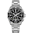 TAG Heuer Men's Aquaracer 43mm Steel Bracelet & Case Quartz Black Dial Analog Watch CAY111A.BA0927