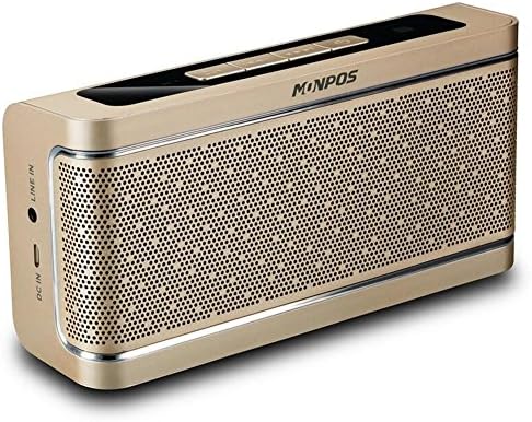 NWYJRF Wireless Bluetooth Speaker C5-1 Handsfree NFC Bluetooth Audio Mini Fashion Bluetooth Speaker Portable , Gold