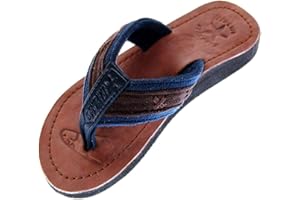 SEESTERN SPORTSWEAR SEESTERN Jungen Leder Zehentrenner Zehensandale Zehensteg Auslaufmodelle Größe 25-35