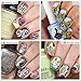 Ejiubas Double-sided Nature Nail Stamping Plates Stamping Nail Art Floral Animal Nail Art Design Kit 2 Count