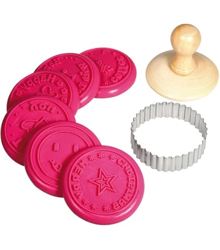 Lot De 3 Tampons à Pâtisserie Zenker - Motifs Biscuits - Neuf Sous Blister