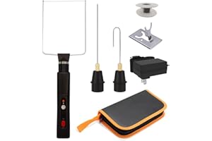 Aolawco Elektrischer Styroporschneider,3-in-1 Schaumstoffschneider mit 3 Nichrom Klingen und 10 Meter Ersatz-Heizdraht，Heißdrahtschneider zum Schneiden von Styropormaterialien und Heimwerkerkreationen