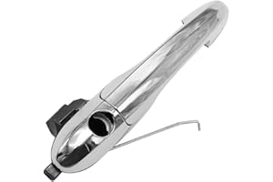 Hoypeyfiy Rechter Griff Ersatz für Fiat 500, Chrom, Außentürgriff, rechts, Beifahrerseite 735592012