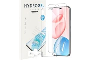 KZIOACSH 2 Pack Screen Protector for HONOR 400 PRO, Elastic Edge HD Clarity Soft TPU Screen Protector Scratchproof Bubble Free Fingerprint Unlocking Protective Cover Film