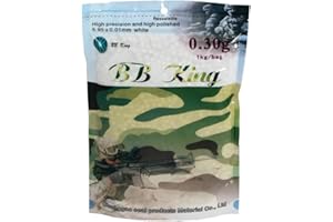 BB-King Precision Softairkugeln BBS 0.30g 3.333er Beutel weiß