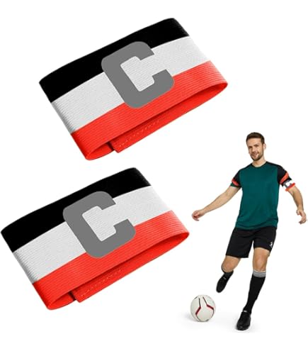 Fascia Da Capitano Calcio Elasticizzata - Regolabile Per Adulti, Made In Italy - Foto 6