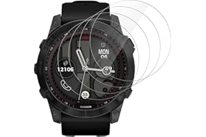 Beukei Screen Protector for Garmin Fenix 7/7 Solar/ 7 Sapphire Solar, 4 Pack Screen Saver, Anti-Shatter, Scratch Resistant, NO-Bubble, 9H Hardness,Protector Glass Film