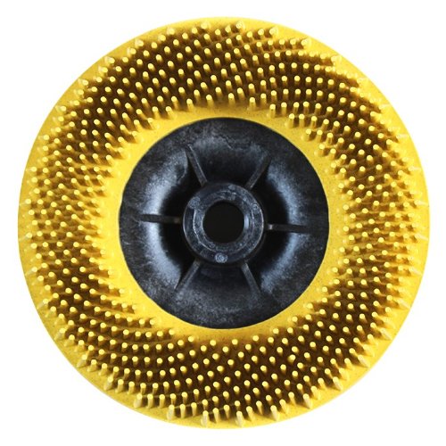3M BD-ZB Spezialreinigungsscheibe Bristle Disc Korn 80 Durchm. 115mm Farbe gelb