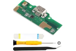 ZHUROUPU Reemplazo del puerto de carga para la pestaña para Samsung para Galaxy A 8.0 2019 T290 T295 SM-T290 SM-T295 Micrófono USB Conector de muelle USB PARTE DE CABLA FLEX PARTE con destornilladores