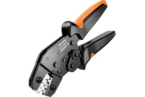 Dupont Crimpzange, Preciva Dupont Stecker Crimpzange AWG 26-18 für Unisolierte,Offene Steckverbinder Crimpzange für JST-XH JST Stecker (0,1-1 mm² Zange)