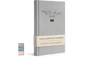 UrBestSelf 6-Minuten Diario de Gratitud PUR (Inglés) - Más Bienestar y Autoconocimiento + Diario Personal - Mindfulness, Meditación, Journaling Notebook para Adultos 2025
