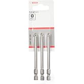 Bosch Professional Vidalama Ucu, Gri, 3 Adet