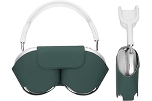 kwmobile Etui kompatybilne z Apple Airpods Max - Poliestrowe etui ochronne na słuchawki - zielone