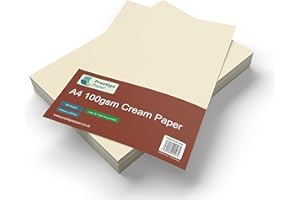 PRESTIGE PAPER Prestige A4 Cream 100gsm Paper x 500 Sheets per Pack