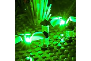 TEDDOO 14 mini LED 1X1 beleuchtung set Backsteine licht Ziegel Zubehör USB Spielzeug Grünes Lampe（Compatible with Lego and Other Major Brand Bricks ）