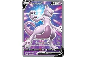 TITAN CARDS Mewtwo V SWSH229 Carta promozionale Pokemon GCC Pokemon GO | Sigillata in confezione | Plus TitanCards Toploader