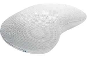 TEMPUR Sonata L kudde (61 x 40 x 12,5 cm), ergonomisk minnesskum kudde för nackstöd för sovhätta på rygg och sidor, firm feel