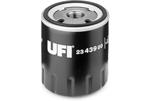 UFI Filters, Oil Filter 23.439.00, Replacement Oil Filter, Suitable for Car, Applicable to Various Models Citroen, Fiat, Ford, Lancia, Opel, Peugeot, Suzuki, Toyota e Vauxhall